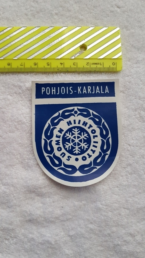 POHJOIS-KARJALA Kangasmerkki Hiihtoliitto Vintage