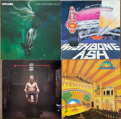 Vinyylejä: Outlaws, Santana, Chris Rea,…