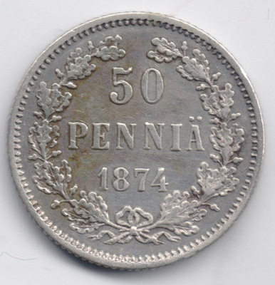 1974 50 penniä kl8