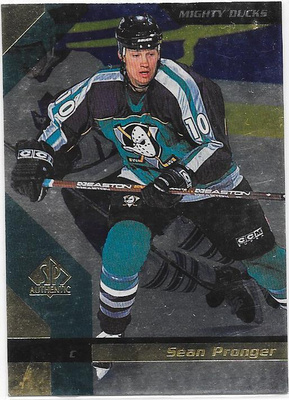 1997-98 SP Authentic #2 Sean Pronger Anaheim Mighty Ducks