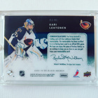Kari Lehtonen - 09-10 UD Black Ice Jersey /50 - pikkukuva 2