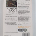 Terence Irwin : Classical thought - pikkukuva 2