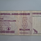 Zimbabwe 5 000 000 000	dollar 2008      (14652) - pikkukuva 1