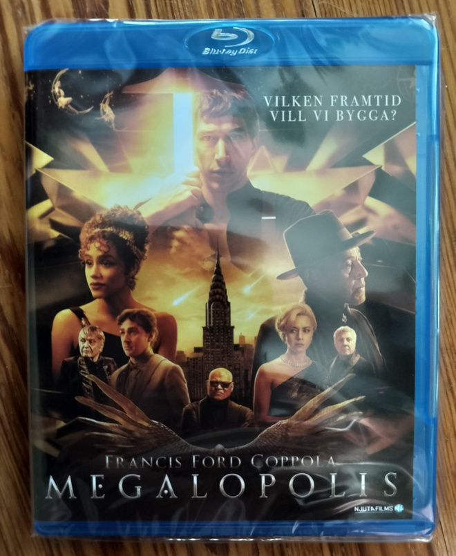 Francis Ford Coppola: Megalopolis (2024, UUSI BLU-RAY)
