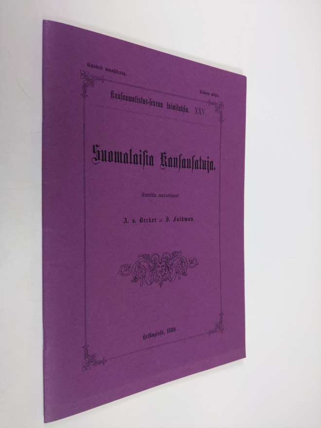 A. v. ym. Becker : Suomalaisia satuja