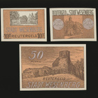 Saksa Notgeld 10, 25, 50 Pfg, Wesenberg 1922 - pikkukuva 1