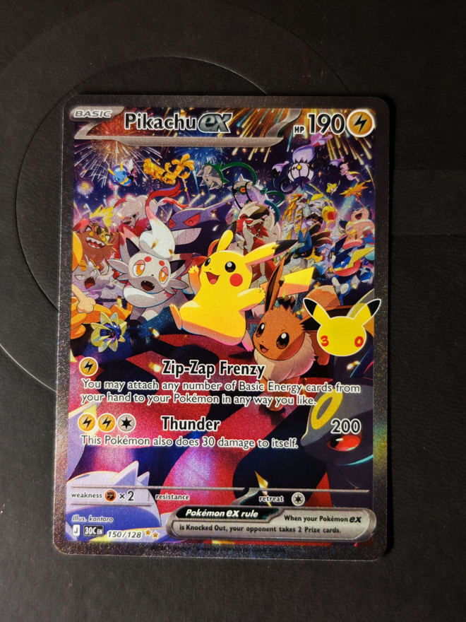 Pokémon-kortti Pikachu EX 150