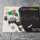 Roope Hintz 2021-22 SP Authentic Sign of the Times Black - pikkukuva 1