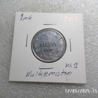 1 mk 1907 hopeaa, kulkematon kl 9 - pikkukuva 5