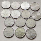 5 p 1977- 1990 al, 14 kpl. circ+unc - pikkukuva 2