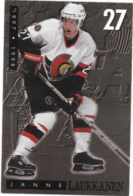 1997-98 Ottawa Senators TeamIssue #27 Janne Laukkanen
