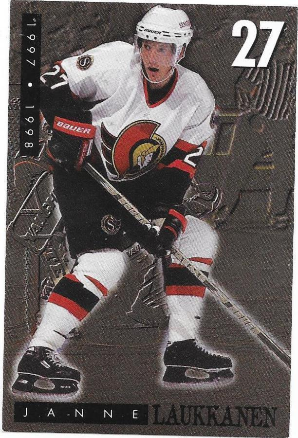 1997-98 Ottawa Senators TeamIssue #27 Janne Laukkanen