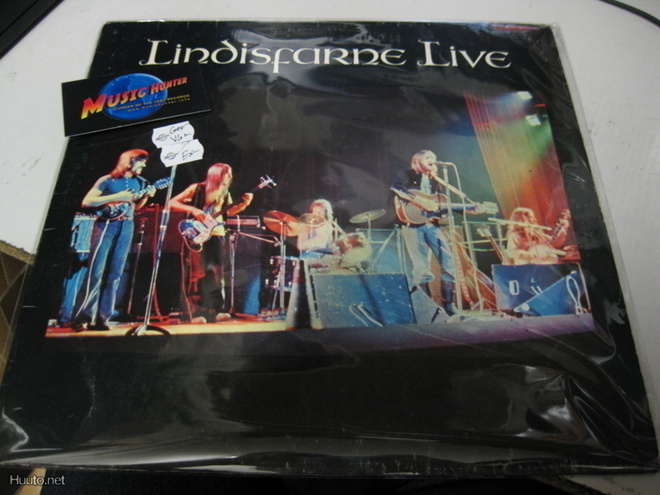 LINDISFARNE - LIVE - ORIG 1.PAINOS SAKSA-VG+/EX- LP