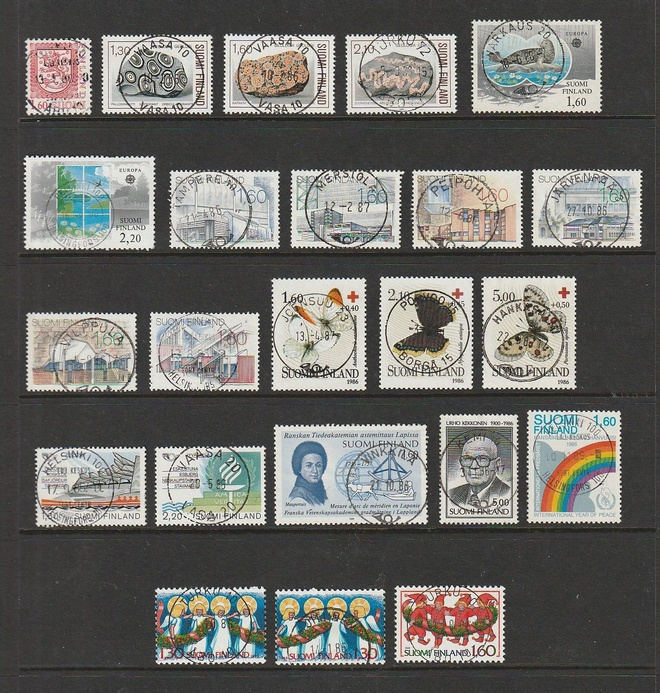 Vuoden 1986 merkit loistoleimattuina.