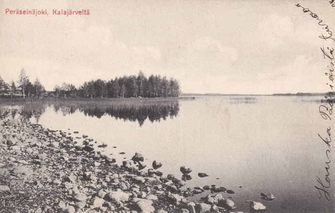 VANHA POSTIKORTTI - PERÄSEINÄJOKI, KALAJÄRVELTÄ 1916 (K12-94