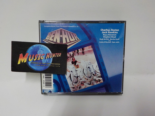 MIKLÓS RÓZSA - BEN-HUR UUSI SOUNDTRACK 2CD