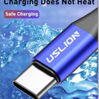 Uslion USB C - USB C -datakaapeli/ latauskaapeli / 1m #29900 - pikkukuva 3