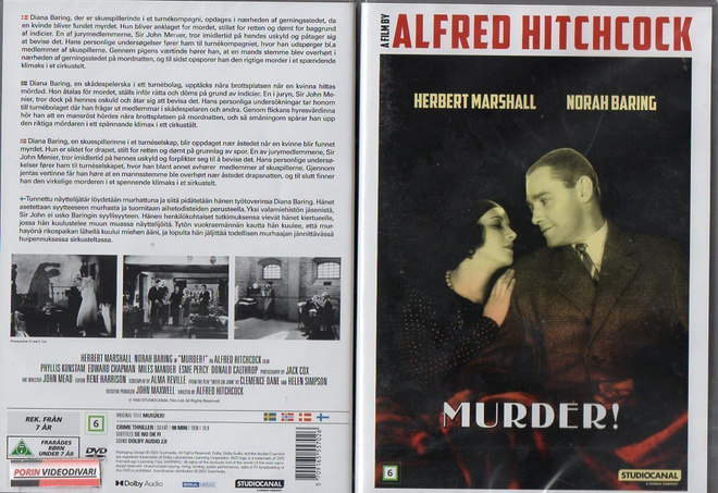 Murder	(38 223)	UUSI	-FI-	DVD	nordic,			1930	alfred hitchcoc
