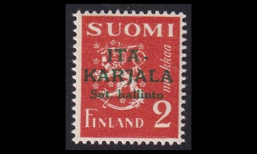 IK_10 ** Itä-Karjala 2mk vihreä lisäp (1941)