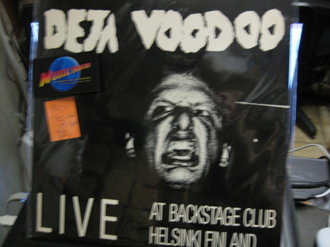 DEJA VOODOO - LIVE AT BACKSTAGE CLUB EX+/EX+ LP+