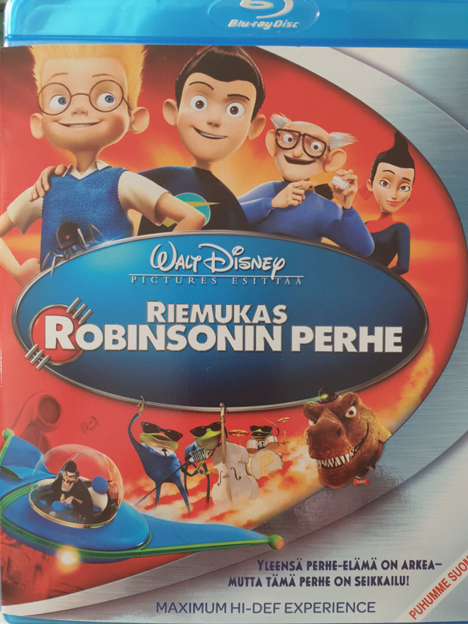 RIEMUKAS ROBINSONIN PERHE BLU-RAY SUOMIPUHE
