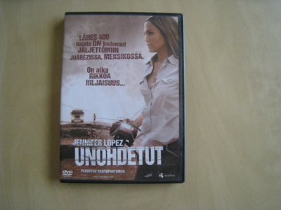 unohdetut (jennifer lopez) dvd