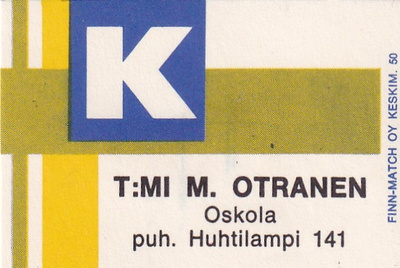 Oskola, T:mi M. Otranen    , 2/13