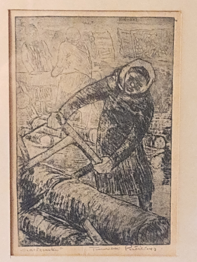 Tuulikki Pietilä PUUNSAHAAJA v.1943