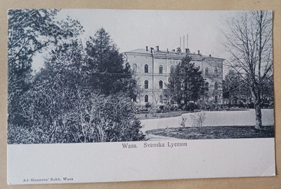 Wasa, Svenska Lyceum, vanha mv pk, p. 1906