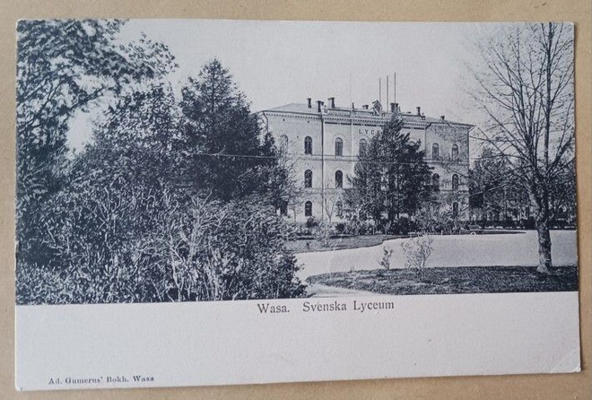 Wasa, Svenska Lyceum, vanha mv pk, p. 1906