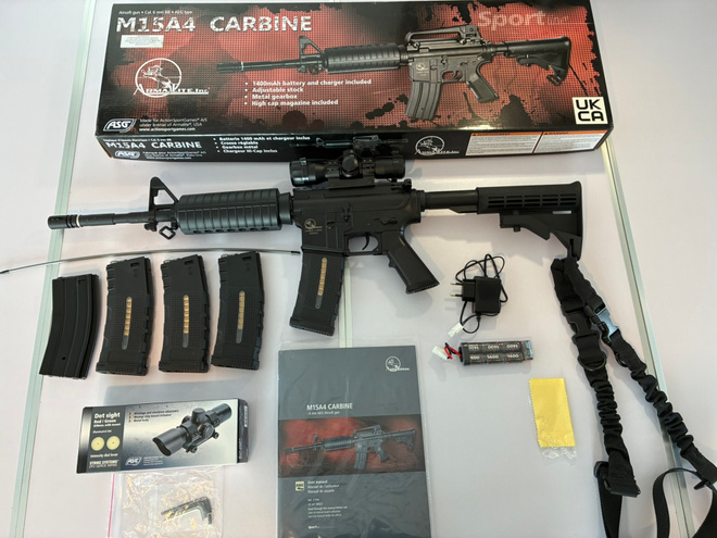 ASG M15A4 karbiini (sähkötoiminen) + PP-tähtäin