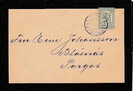 Postikortti, Hautajaiskutsu, Parainen 1929