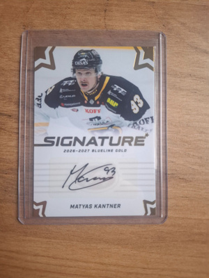 BlueLine 26-27 signature Matyas Kanter 12/40