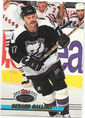 1993-94 Stadium Club #346 Gerard Gallant Tampa Bay Lightning