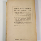 Aino Kallas : Valitut teokset, 1 - Valkea laiva - pikkukuva 2