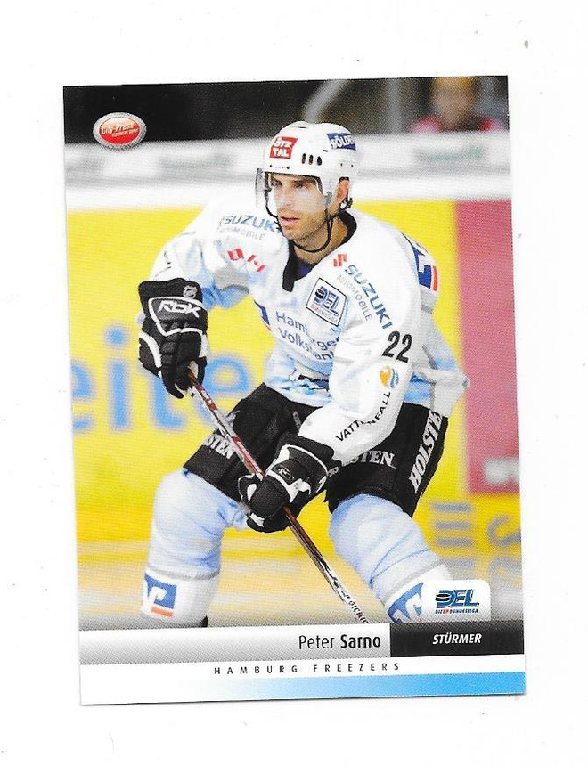 2007-08  DEL #339 Peter Sarno , Hamburg , ex Espoo Blues