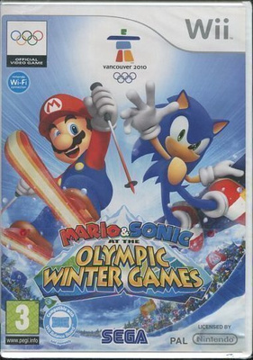 * Mario & Sonic At The Olympic Winter Games Wii / Wii U PAL