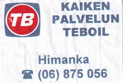 Himanka, Kaiken palvelun Teboil   2/15