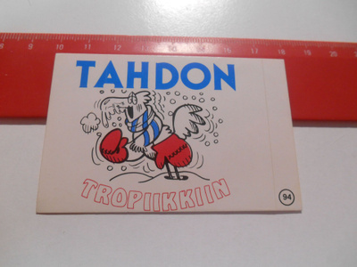 K13 Jenkki Tarris #94 Tahdon Tropiikkiin
