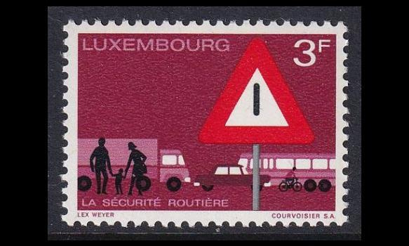 Luxemburg 809 ** Liikenneturvallisuus (1970)