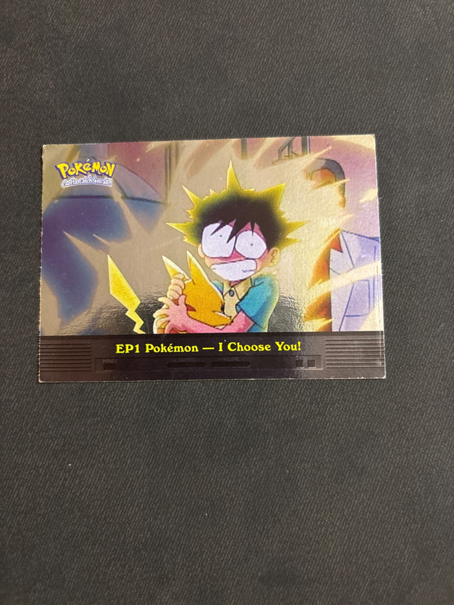 EP1 Pokemon - I choose you FOIL Pokemon Topps TV