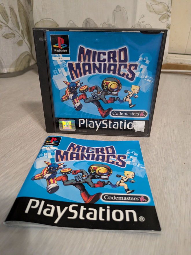 Micro Maniacs PS1 Pal (CIB)