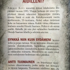 Antti Tuomainen: Synkkä niin kuin sydämeni (1.p.) - pikkukuva 2