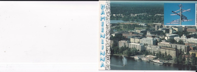 Hämeenlinna, Ilmakuva, sommitelmakortti    b614