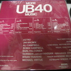 UB40 - MORE MUSIC 2LP HOLLANTI '83 PAINOS M-/M- - pikkukuva 2