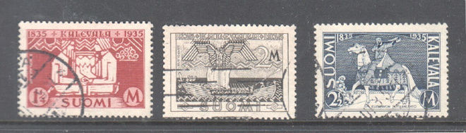 1935 Kalevala sarja leimattuna
