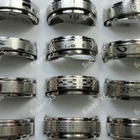 1003 .. 316L Stainless Steel Erilaisin Kuvioin .. Sormus - pikkukuva 1