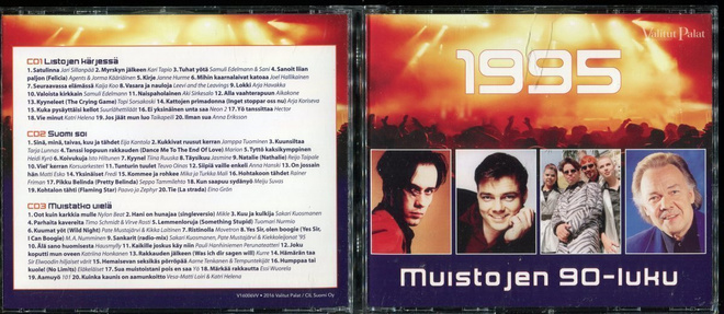 MUISTOJEN 90-LUKU .KOKOELMA  3 CD-LEVYÄ . 1995