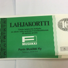 Lahjakortti 2x10mk Porin F-MUSIIKKI, DINGO, YÖ aika! - pikkukuva 2