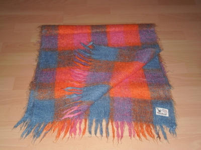 60´s / Vintage - 100 % Mohair huivi - HandAcraft - Skotlanti